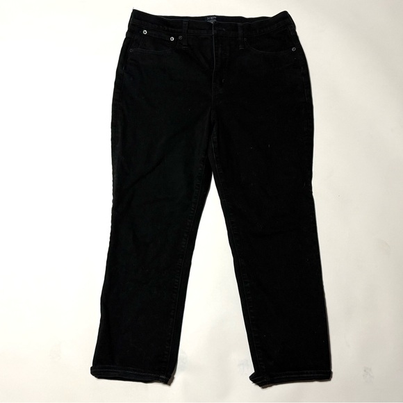 J. Crew Essential Straight Black Pants women’s Size31 perfect for everyday wear - Picture 2 of 4